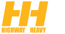 Highway and Heavy Parts Main Logo Black and Yellow